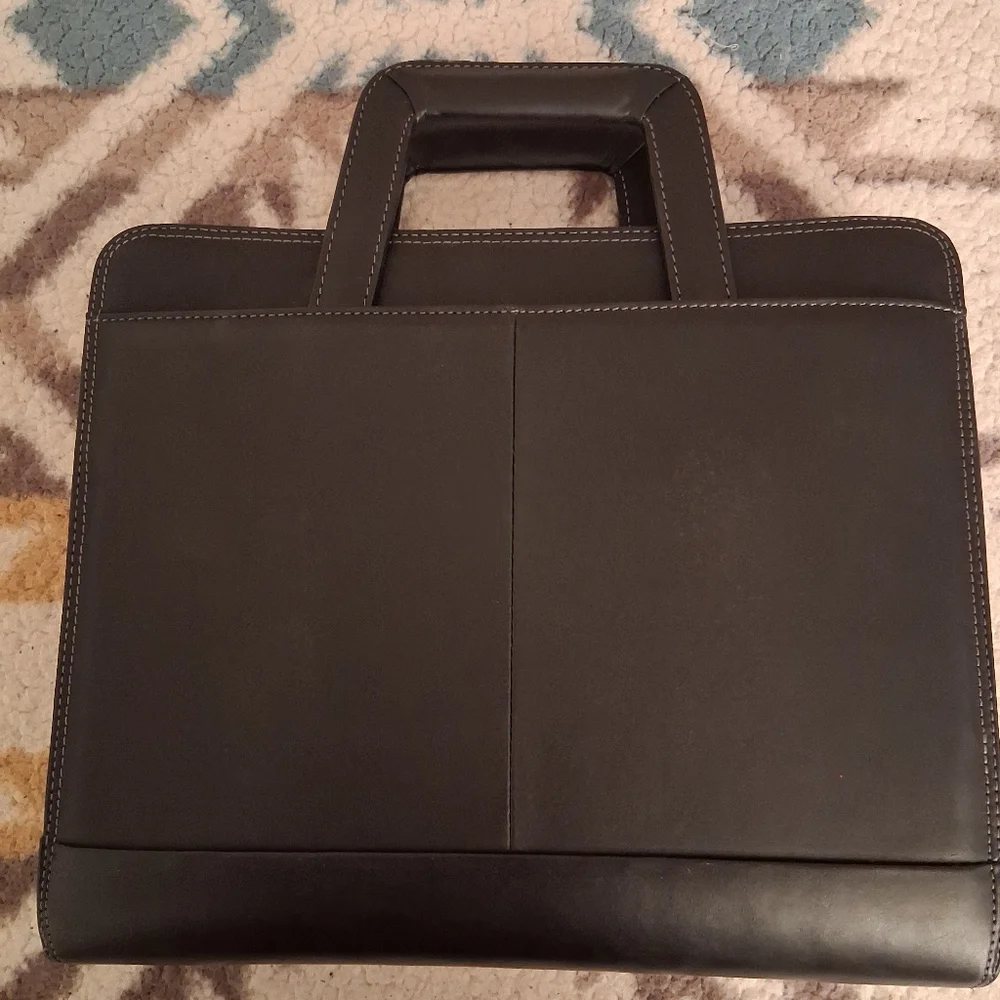 Wenger Black Leather Briefcase